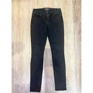 Lucky Brand Charcoal Wash Mid-rise Skinny Jeans